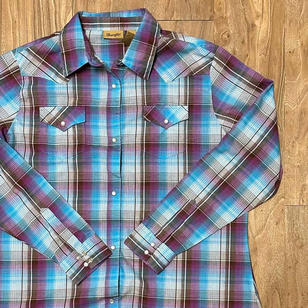 **WRANGLER** vintage button down SIZE XL